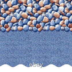 SmartLine 10' x 15' Oval Overlap 25 Gauge Swimming Pool Liner Choose Pattern