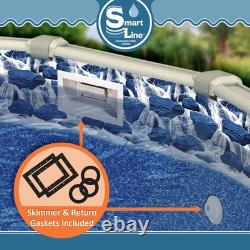 SmartLine 12' Round Overlap Liner 54 H 25 Gauge (Choose Pattern)