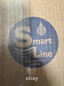 SmartLine 12' x 21' x 48 Oval Unibead 25 Gauge Above Ground Swimming Pool Liner