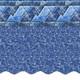 SmartLine 12' x 54 Round Unibead 25 Gauge Swimming Pool Liner Choose Pattern