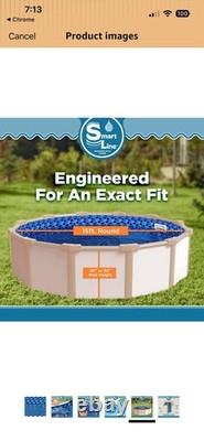 SmartLine 15' Round Overlap 25 Gauge Swimming Pool Liner withGaskets 48/52 Height