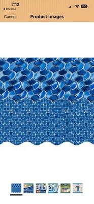 SmartLine 15' Round Overlap 25 Gauge Swimming Pool Liner withGaskets 48/52 Height