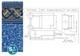 SmartLine 16 x 24' x 5½' Deep End Rectangle Liner For Fanta-SeaT Swimming Pool