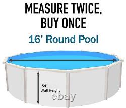 SmartLine 16' x 54' Round Above Ground Overlap Swimming Pool Liner 25 Gauge