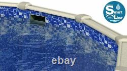 SmartLine 16' x 54 Round Tidal Surge Unibead Swimming Pool Liner 25 Gauge