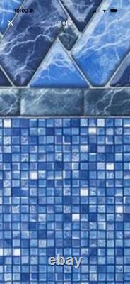 SmartLine 21' x 48 Round Unibead 25 Gauge Swimming Pool Liner