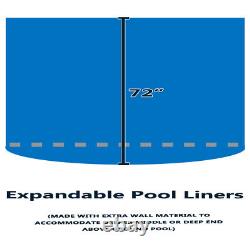 SmartLine 33' Round Sunlight Overlap Expandable Pool Liner 72 H, 20 Gauge