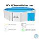 SmartLine 60 Round Expandable 20 Gauge Blue Swimming Pool Liner (Choose Size)