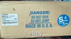 SmartLine Blue Overlap 30 Gauge Above Ground Swimming Pool Liner 27x48/52