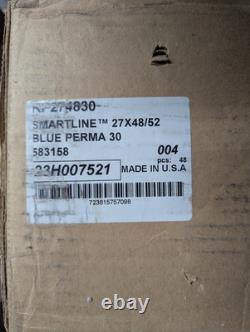 SmartLine Blue Overlap 30 Gauge Above Ground Swimming Pool Liner 27x48/52