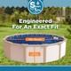 SmartLine Coastal Rock 20 Gauge Overlap 54 Wall Height Swimming Pool Liner