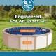 SmartLine Coastal Rock 20 Gauge Overlap Swimming Pool Liner Choose Size