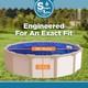 SmartLine Crystal Overlap 20 Gauge 48/52 Wall Height Swimming Pool Liner