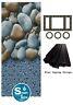 SmartLine Rock Island Overlap Swimming Pool Liner with Coping Strips (Choose Size)
