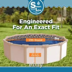 SmartLine Seaside Lagoon 20 Gauge Overlap Swimming Pool Liner Choose Size