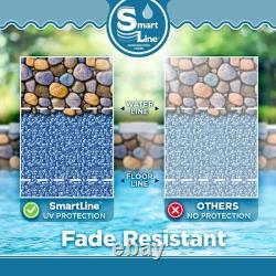 SmartLine Seaside Lagoon Overlap 20 Gauge 54 Wall Height Swimming Pool Liner