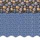 Smartline 16' x 32' x 54 Oval 25 Gauge Overlap Above Ground Swimming Pool Liner
