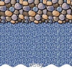 Smartline 18' x 40' x 54 Oval 25 Gauge Overlap Above Ground Swimming Pool Liner