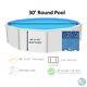 Smartline 30' Round Swimming Pool 20 Gauge Overlap Liner (Choose Pattern)