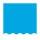 Smartline 8 ft Round Swimming Pool Liner Solid Blue Overlap Style 48-52