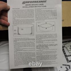 Smartline 8' x 54 Round Sunlight Overlap Swimming Pool Liner