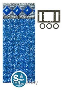 Smartline Crystal Tile Unibead Swimming Pool Liner 54 Wall Height 25 Gauge