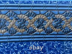 Smartline Vinyl Round Pool Liner Blue Pattern for 28ft Above Ground Pool