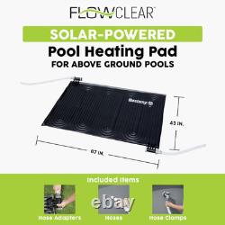 Solar Pool Heating Pad 43 X 67 in Rectangular for above Ground Swimming Pools