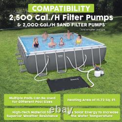 Solar Pool Heating Pad 43 X 67 in Rectangular for above Ground Swimming Pools