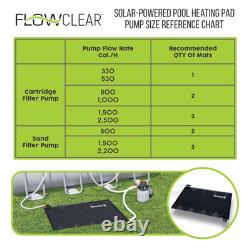 Solar Pool Heating Pad 43 X 67 in Rectangular for above Ground Swimming Pools