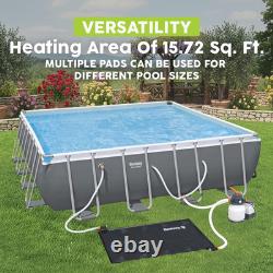 Solar Pool Heating Pad 43 X 67 in Rectangular for above Ground Swimming Pools