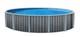St. Kitts Above Ground Swimming Pool Kit with Overlap Liner & Skimmer