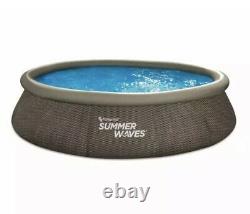 Summer Waves 14ft x 36in Quick Set Swimming Pool with Filter Pump NEW SHIPS FAST