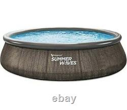 Summer Waves 14x3 FT Quick Set Above Ground Swimming Pool with Filter Pump NEW