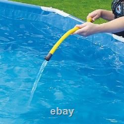 Summer Waves 15ft x 33in Active Frame Above Ground Swimming Pool with Filter Pump