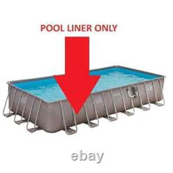 Summer Waves 24'x12'x52 Elite Frame Swimming pool (LINER ONLY) Dark Rattan. NEW