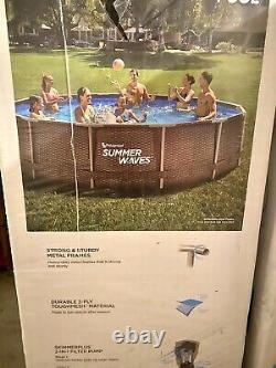 Summer Waves Active Frame 14ft x 36in Above Ground Pool with Filter Pump NEW NIB