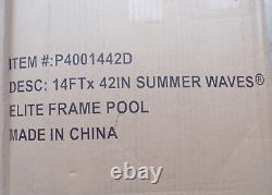 Summer Waves Elite 14ft x 42in Frame Pool LINER ONLY P4001442D tS