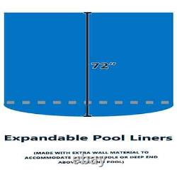 Sunlight Expandable Overlap Above Ground Pool Liner 72 H, 25 G (Choose Size)