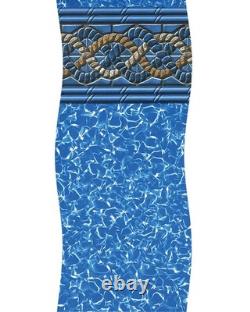 Swim Central 15' Round Mystri Gold 52IN Unibead Above Ground Swimming Pool Liner