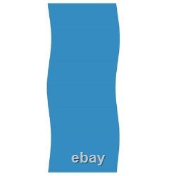 Swim Central 21FT Solid Blue 48/52IN Round Overlap Above Ground Pool Liner
