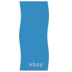 Swim Central 21FT Solid Blue 48/52IN Round Overlap Above Ground Pool Liner