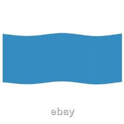 Swim Central 21FT Solid Blue 48/52IN Round Overlap Above Ground Pool Liner