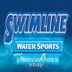 Swimline 15 Ft Solid Blue Round Above Ground Swimming Pool Overlap Liner (Used)