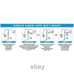 Swimline 18' Blue Above Ground Swimming Pool Overlap Liner (Open Box) (2 Pack)