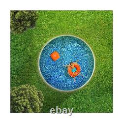 Swimline 18 Foot Round Durable 20 Gauge Vinyl Wall Overlap Pool Liner Cover f