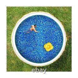 Swimline 18 Foot Round Durable 20 Gauge Vinyl Wall Overlap Pool Liner Cover f