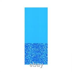 Swimline 18 Foot Swirl Blue Round Above Ground Pool Wall Overlap Liner(Open Box)
