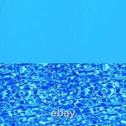 Swimline 18 Foot Swirl Blue Round Above Ground Pool Wall Overlap Liner(Open Box)