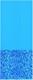 Swimline 18 Foot round Durable 20 Gauge Vinyl Wall Overlap Pool Liner Cover for